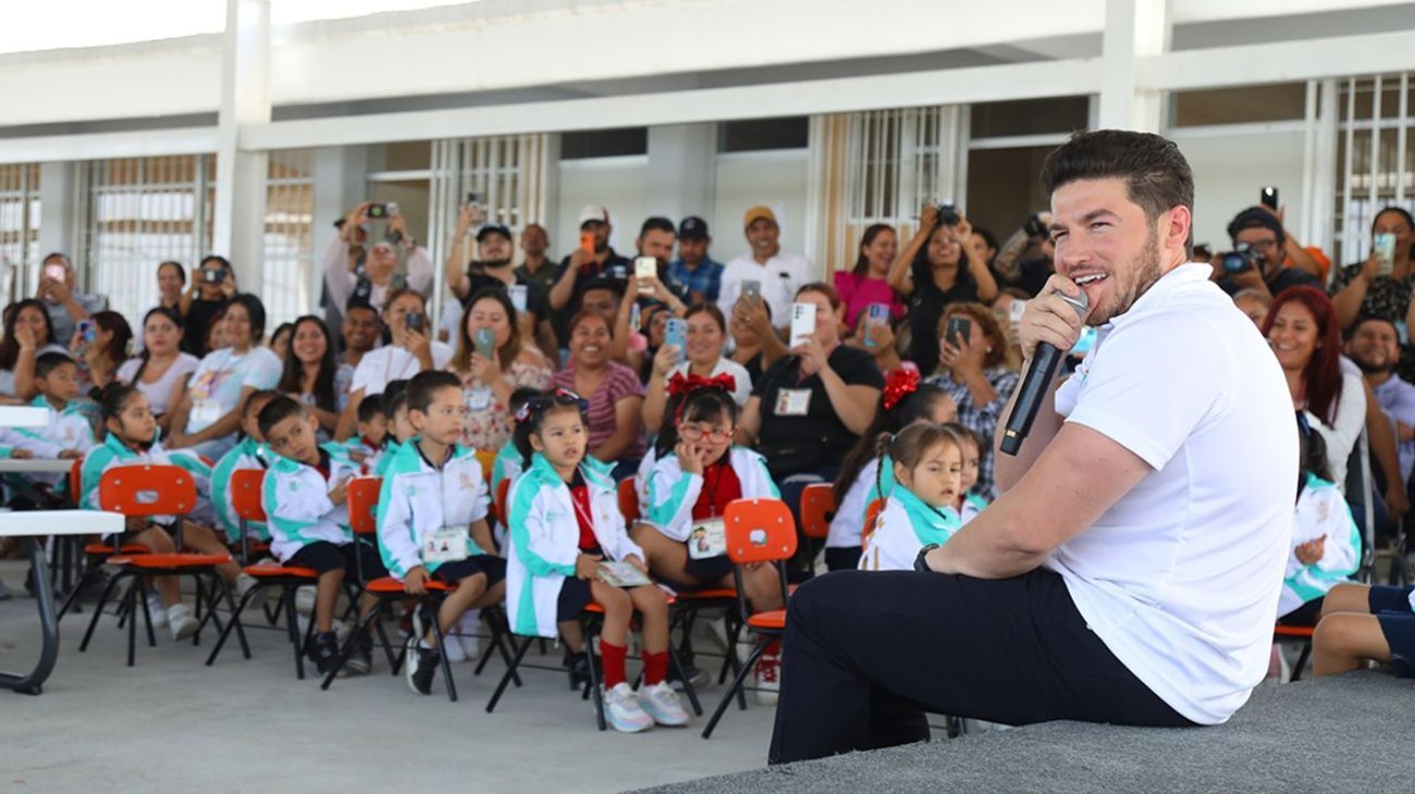 Supervisa Samuel García infraestructura educativa en Juárez