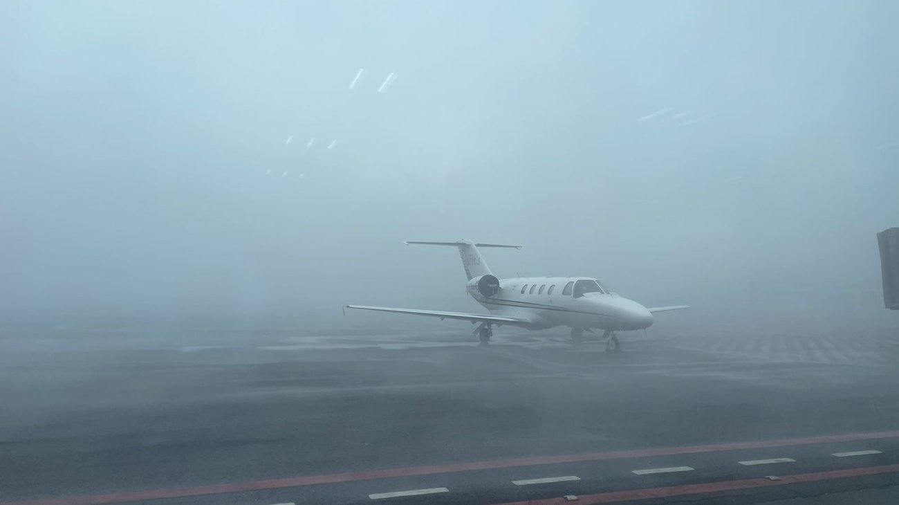 Suspenden operaciones aéreas por frente frío en Ramos Arizpe