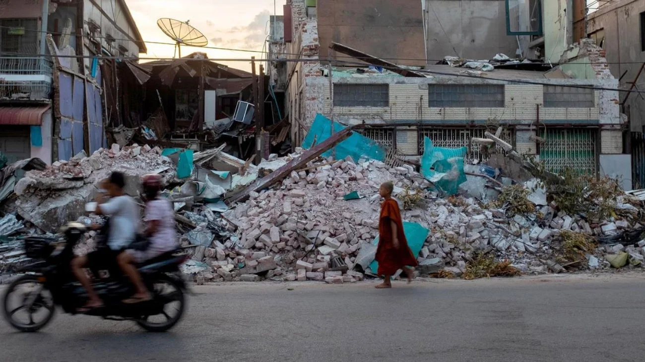 Tiembla de nuevo Birmania con sismo de 5.5; no hay accidentes