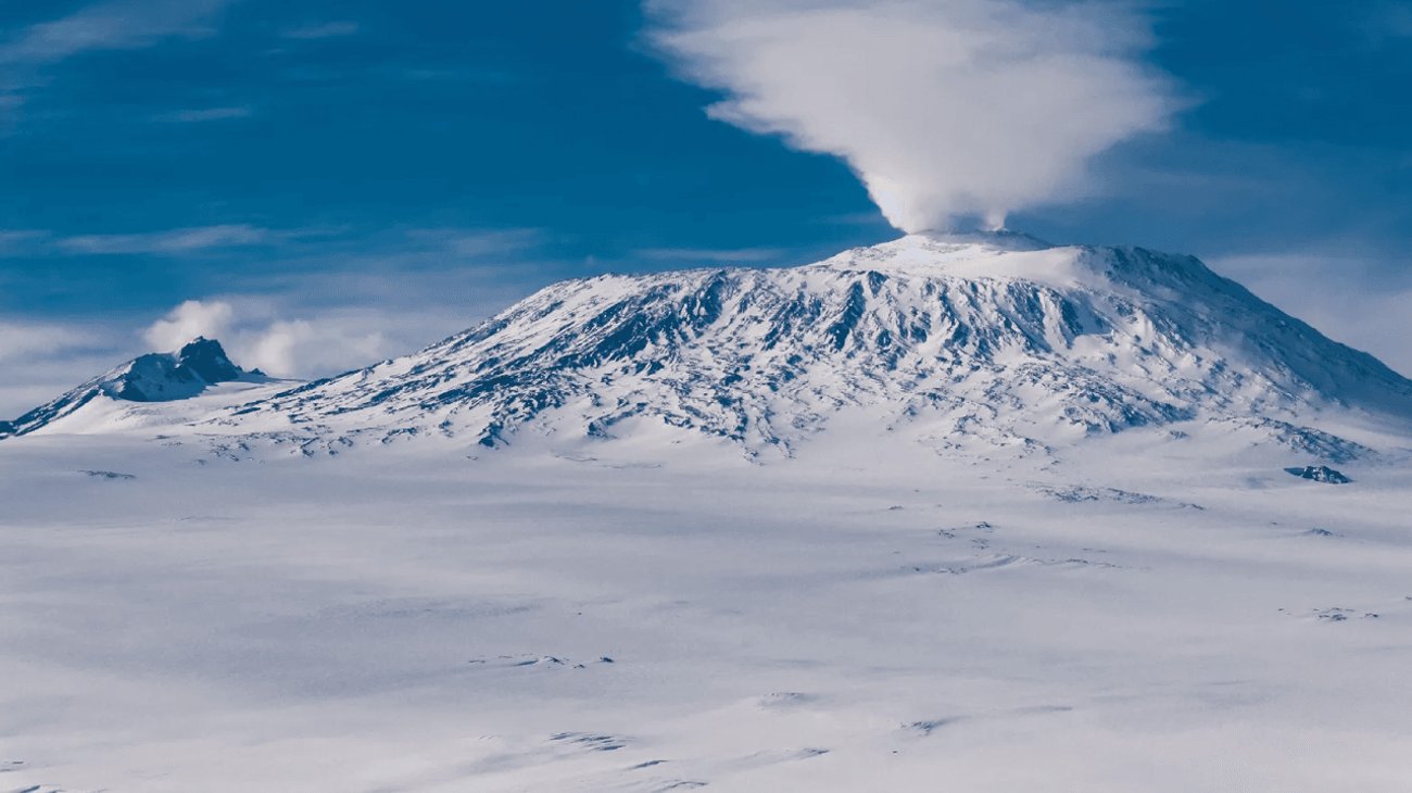 Tesoro volcánico: el secreto del oro en el monte Erebus