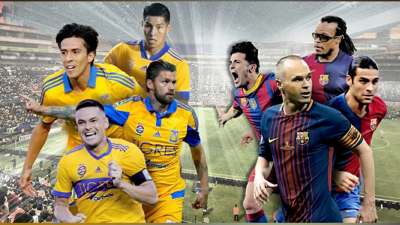 Tigres y Barcelona disputarán juego de leyendas en el Uni