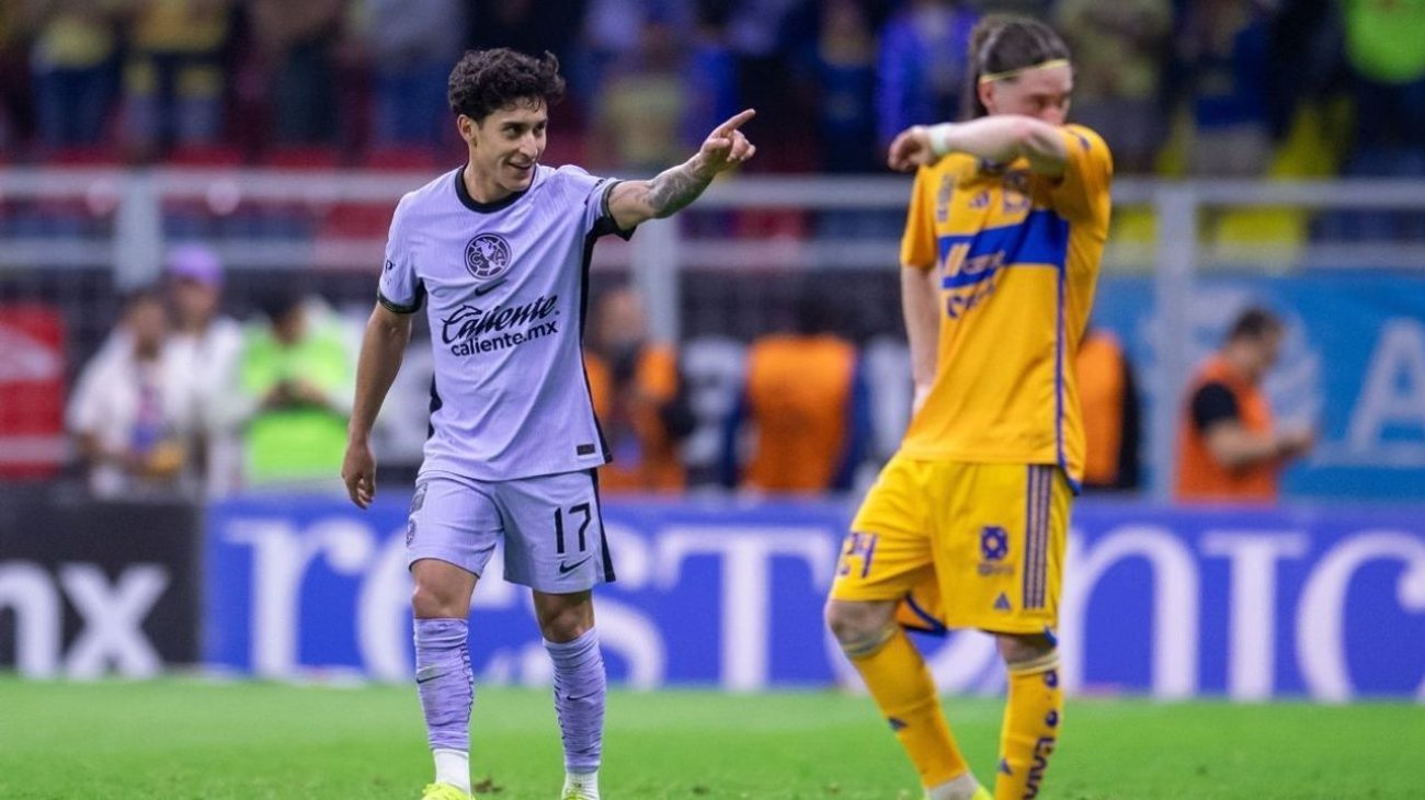 Tigres cae ante América 2-0 en el Estadio Azteca