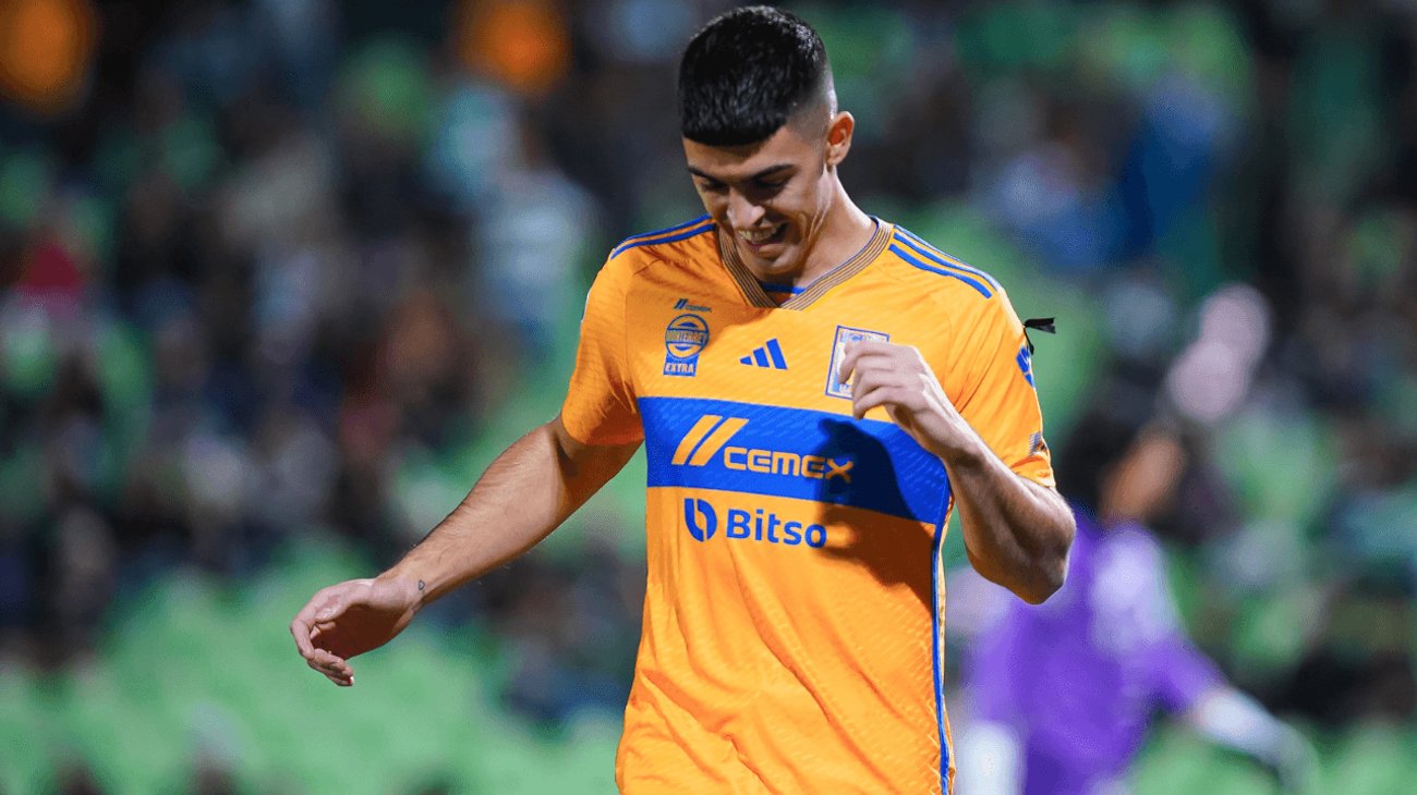 Tigres golea 3-0 a Santos: Brunetta sorprendió a su exequipo