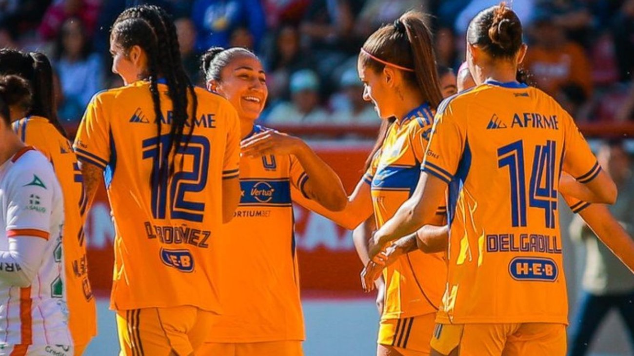 Tigres femenil inicia defensa de título con goleada ante Necaxa