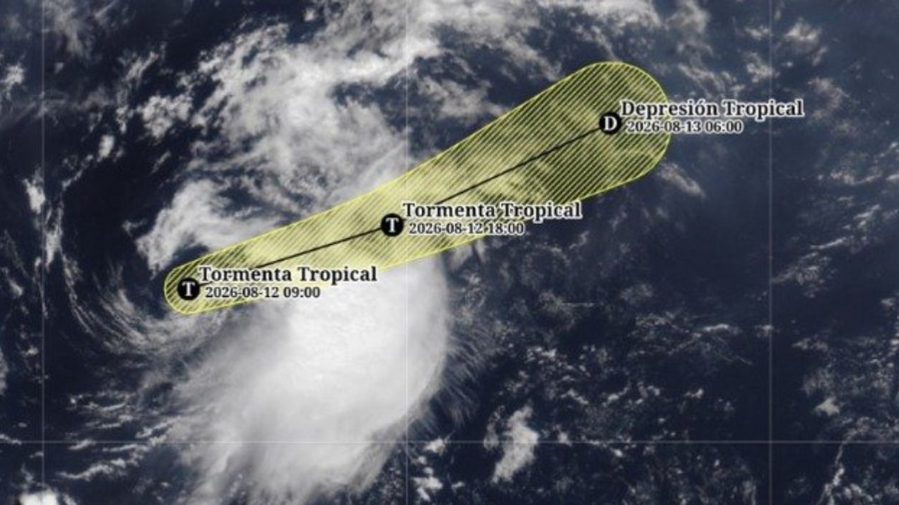 Se forma la tormenta tropical ‘Cristóbal’ en océano Atlántico