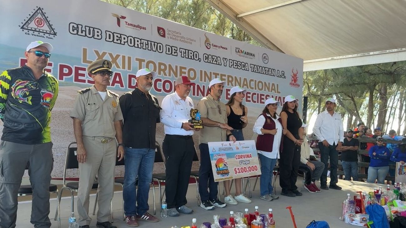 Rompe récord torneo de pesca de corvina y especies varias