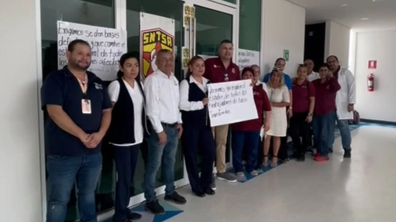 Trabajadores de Salud escalan protestas en Reynosa
