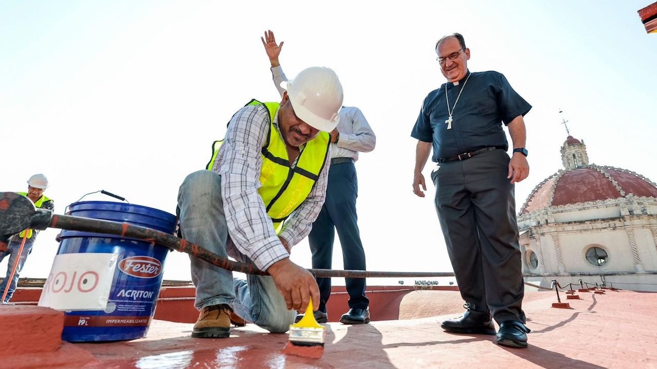Impermeabilizan nave de la Catedral de Saltillo