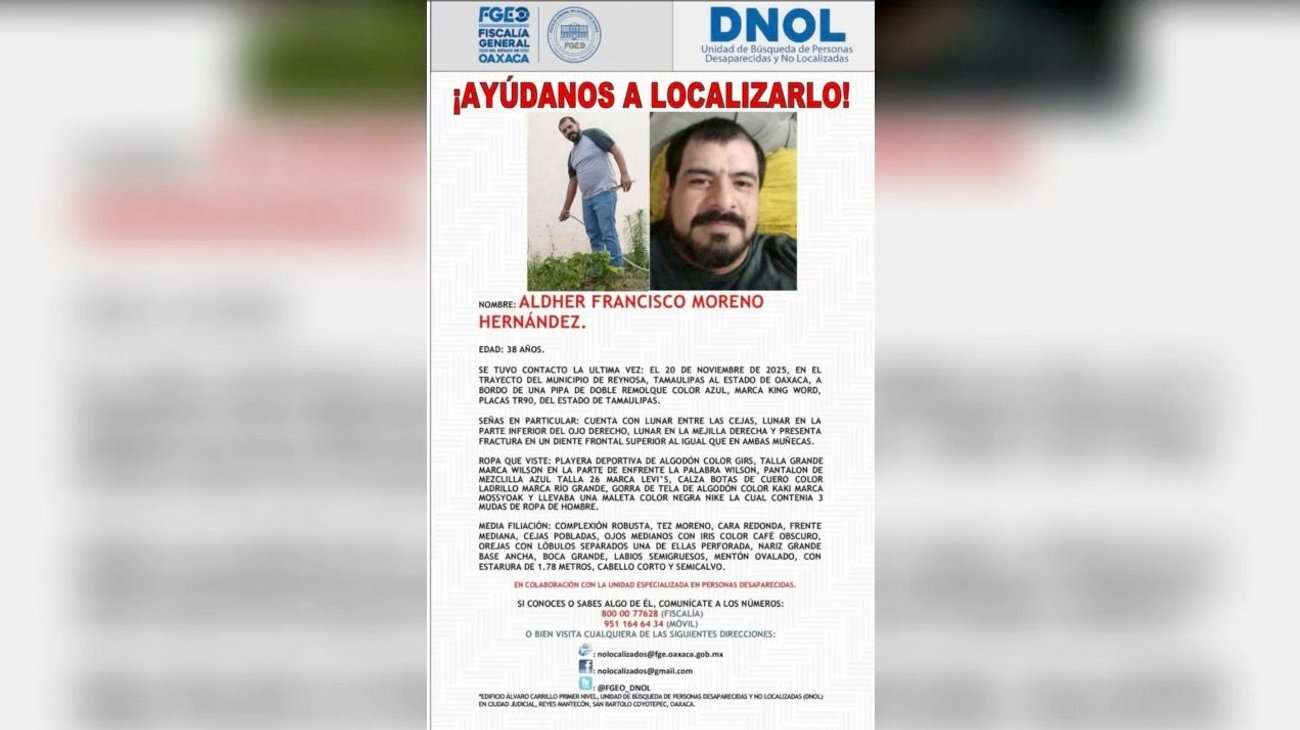 Desaparecen cuatro traileros de Reynosa en Oaxaca