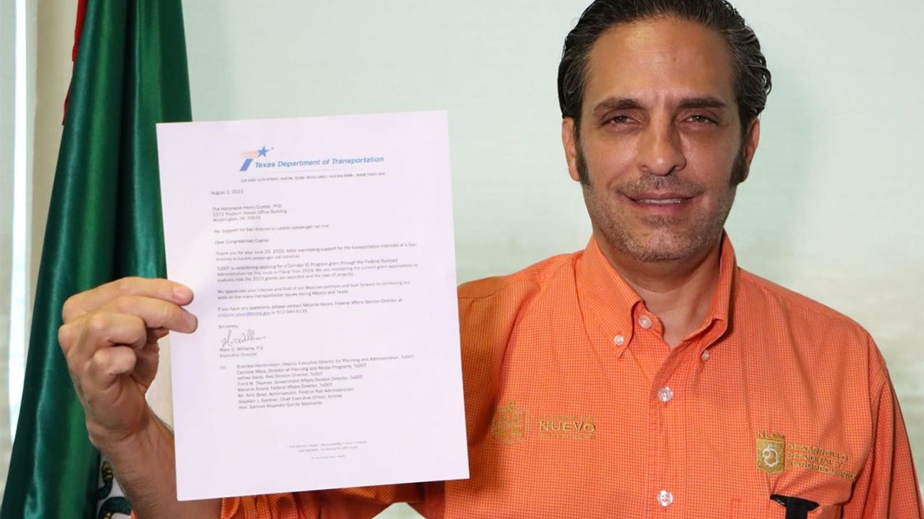 Avanza proyecto de Tren San Antonio-Monterrey