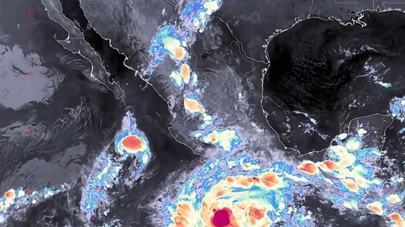 Trudy se intensifica a categoría 1 frente al Pacífico mexicano