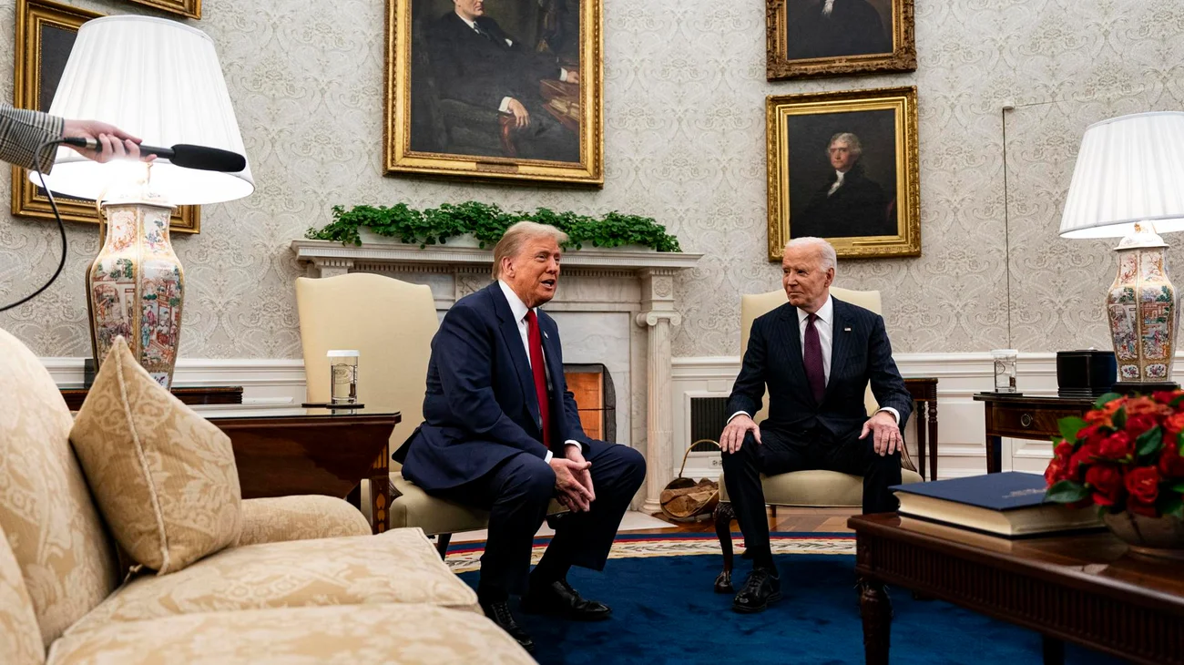 Trump agradece a Biden la transición ordenada