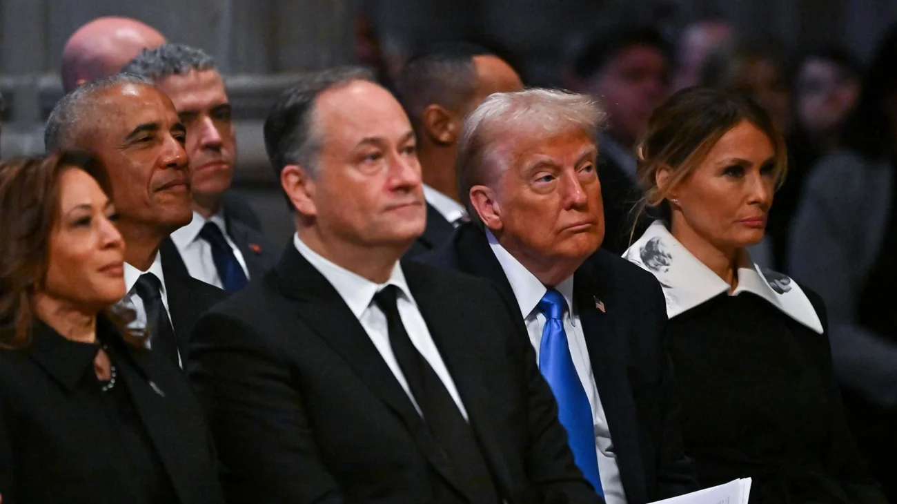 Trump, Obama y Harris se reencuentran en funeral de Jimmy Carter