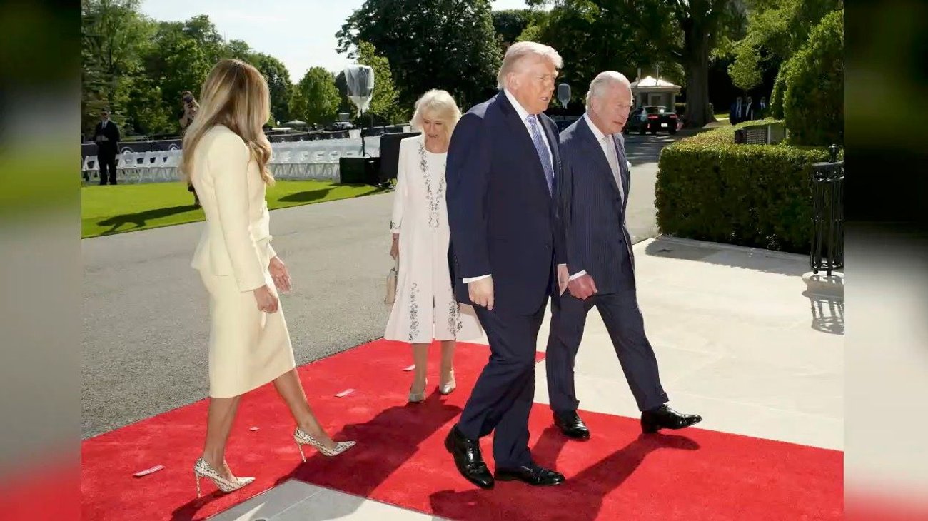 Agrada a Trump un posible parentesco con el rey Carlos III