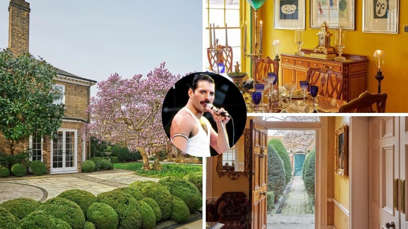 La casa de Freddie Mercury en Londres sale a la venta