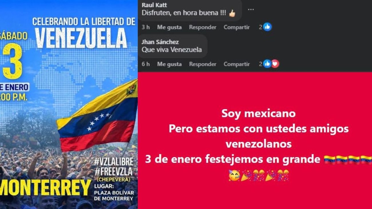 Venezolanos celebran en redes sociales detención de Maduro