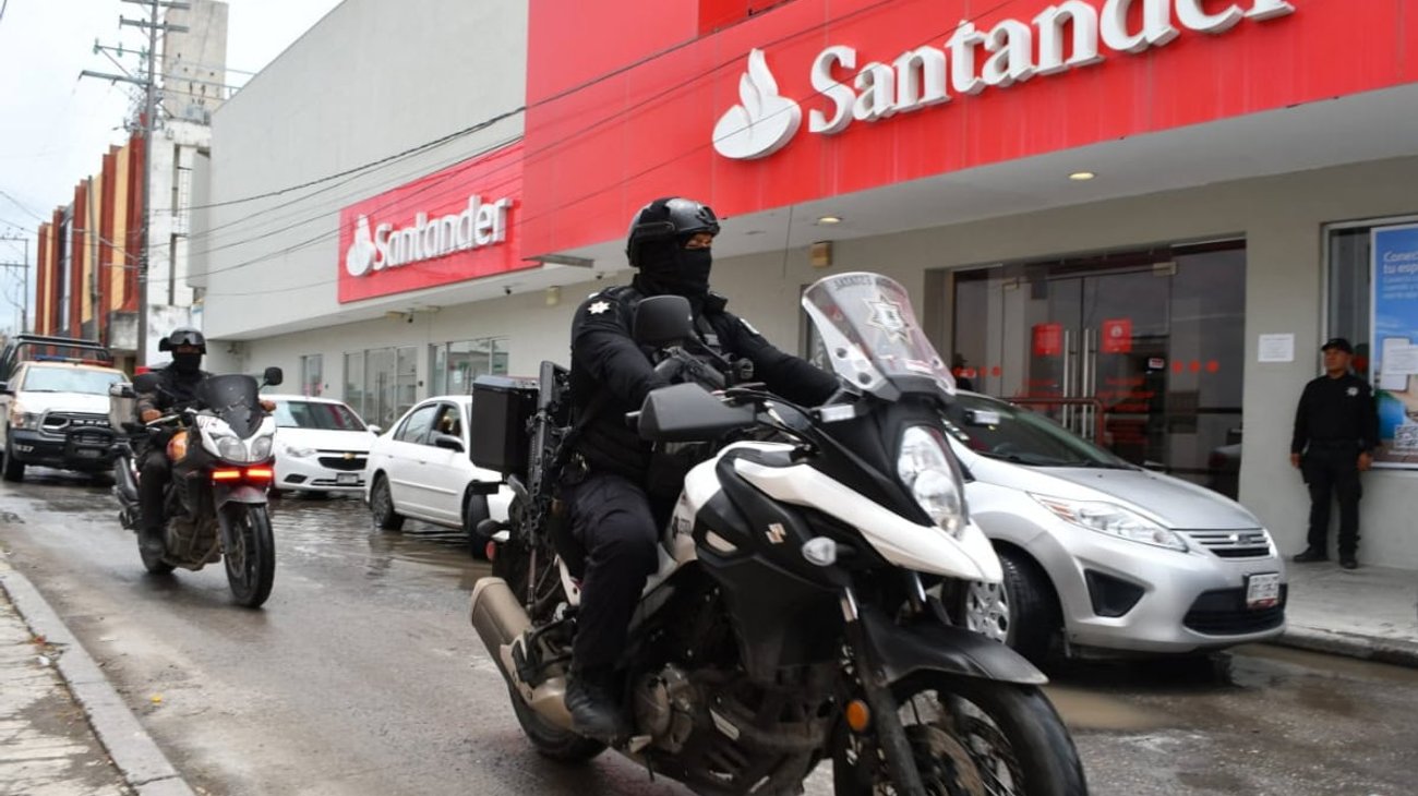 Tamaulipas refuerza seguridad en bancos para prevenir robos