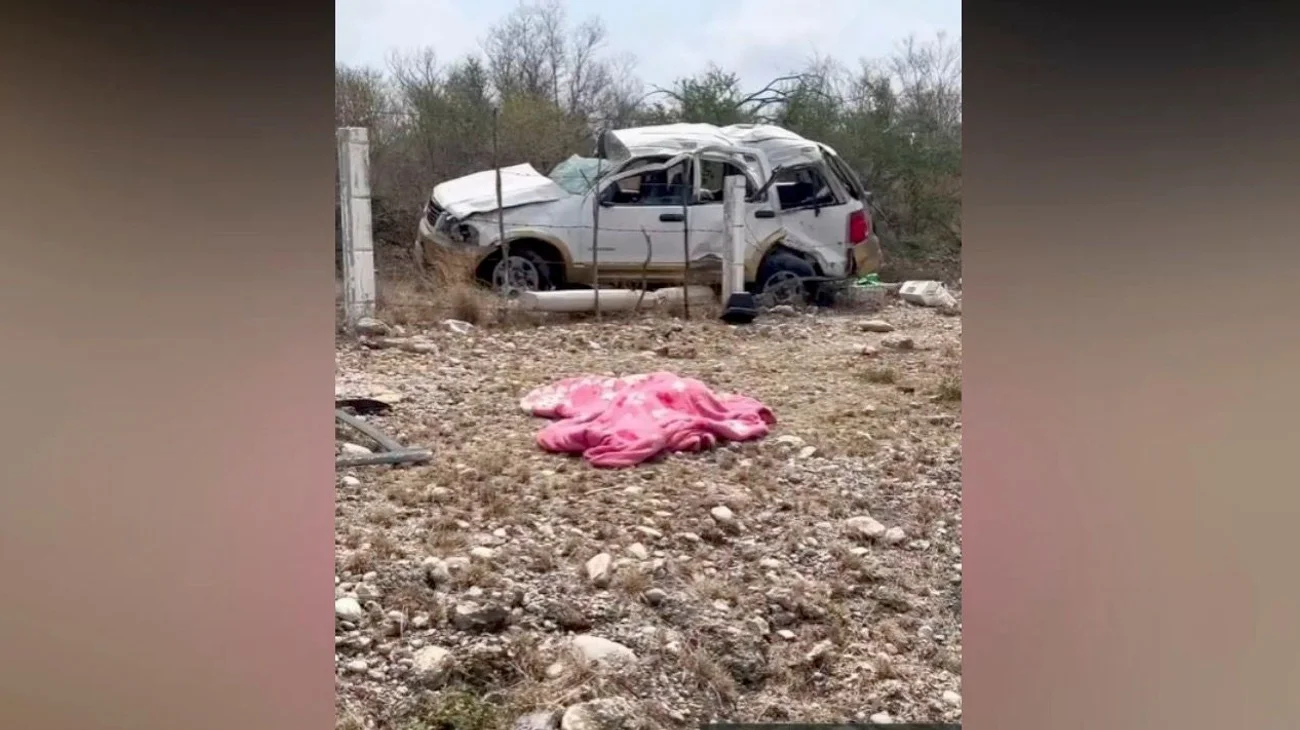 Vuelca familia de Escobedo en carretera tamaulipeca; muere menor