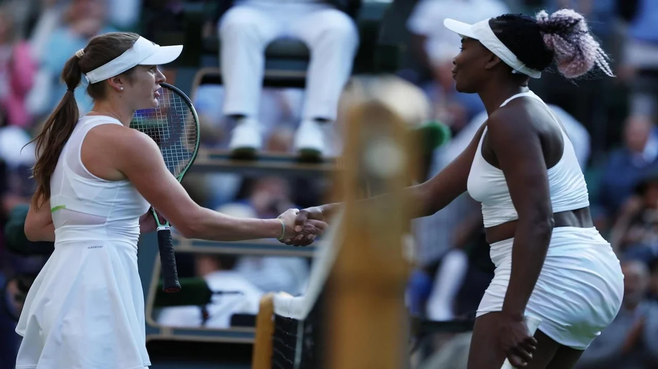 Elina Svitolina despide a Venus Williams de Wimbledon
