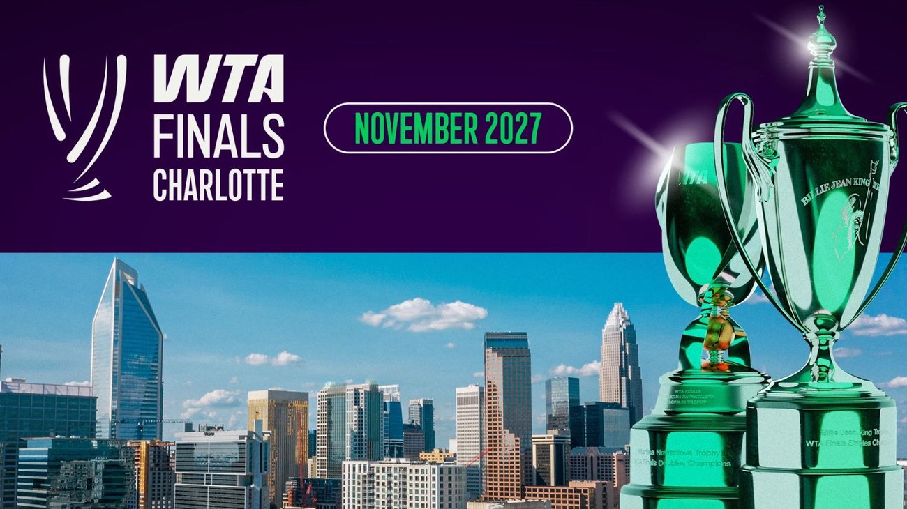 Charlotte será sede de las Finales WTA a partir de 2027