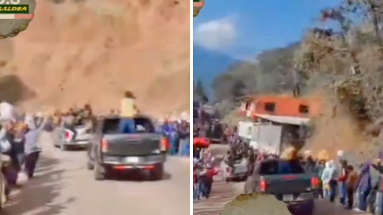 Difunden video de presunto convoy del CDS en Chiapas