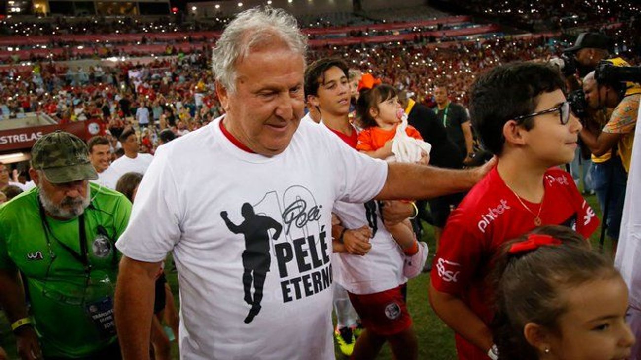 Río de Janeiro homenajea a Zico en el Maracaná 