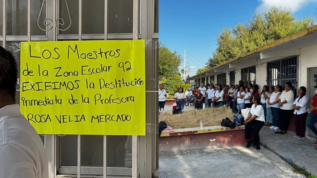 Docentes Zona Escolar 92 toma supervisión ante rechazo de titular