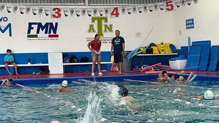 Ajolotes de Reynosa listos para torneo de natación en Matamoros