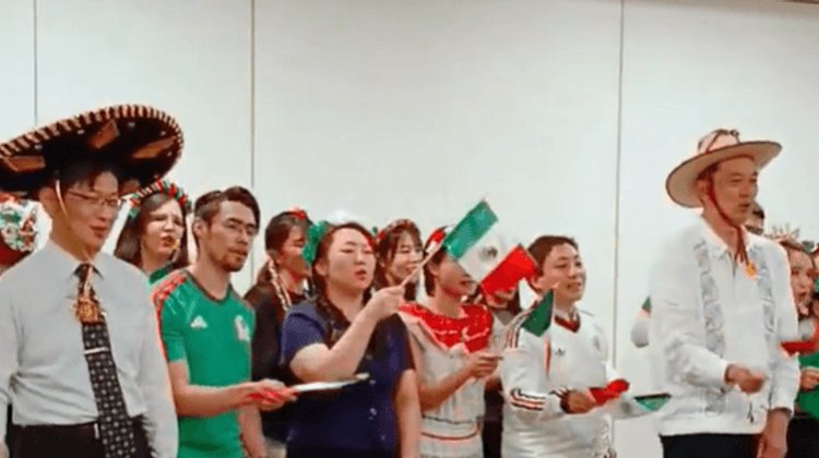 Embajada de Japón canta “Cielito lindo” en español y japonés