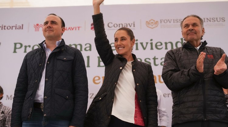 Presidenta eleva meta de Programa federal de vivienda en Coahuila
