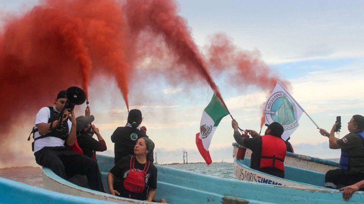 ONG reclama a SpaceX por basura espacial en el Golfo de México