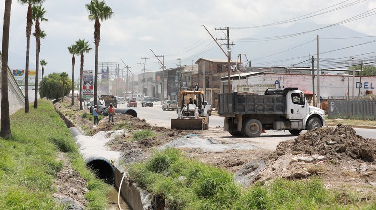 Saltillo impulsa obras para prevenir riesgos durante las lluvias