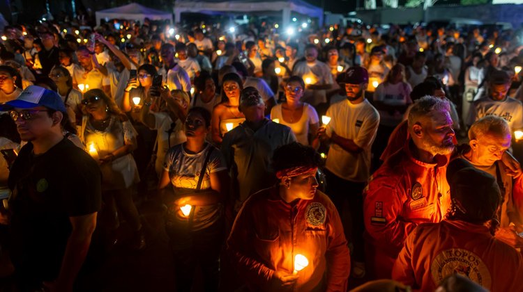 A 100 días del sismo en Venezuela, homenajean a las víctimas
