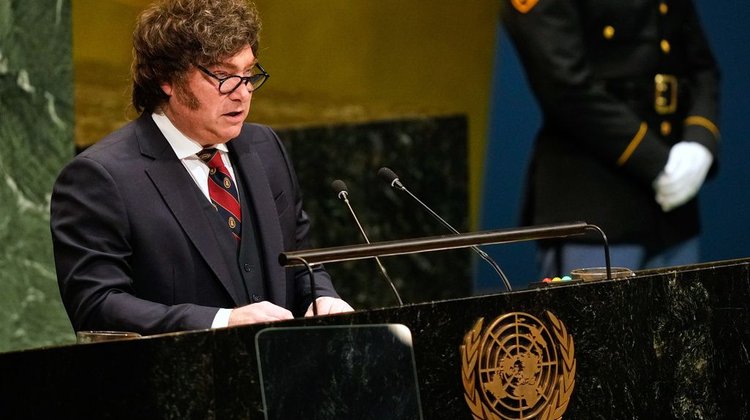 Desafía Milei a ONU por Malvinas; llama al organismo ‘inútil’