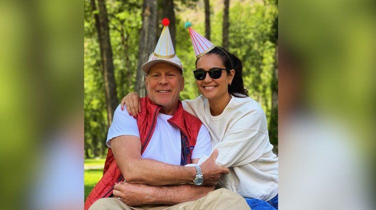 Bruce Willis reaparece en el cumpleaños de su esposa Emma Heming