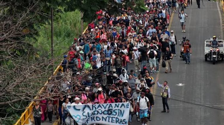 EUA advierte a caravana migrante: no se arriesguen al cruzar