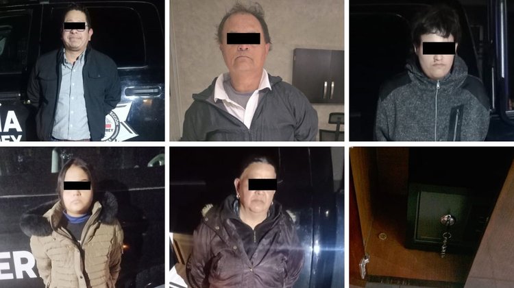 Vinculan a proceso a familia acusada de robos a notarías regias