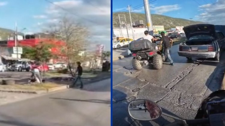 Captan a pandillas de jóvenes peleando en col Fomerrey 23 