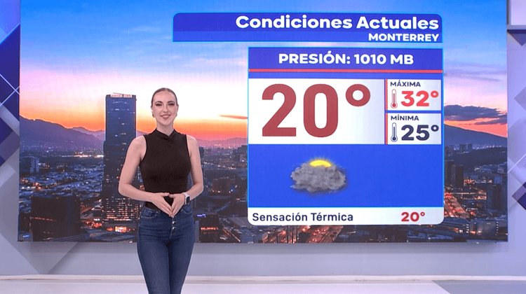 Ambiente cálido y cielo nublado en Monterrey este viernes