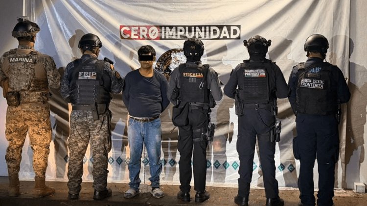 Capturan a presunto criminal buscado por Interpol en Chiapas