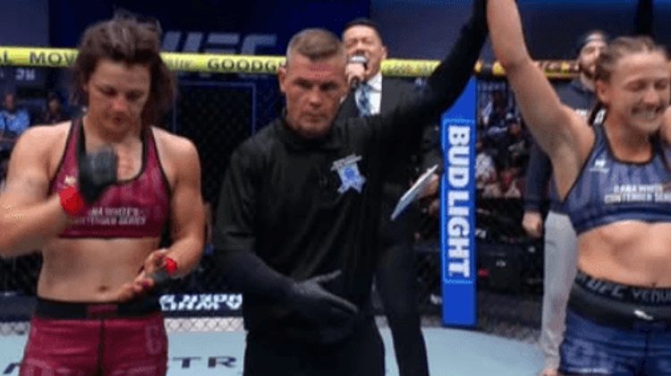 Hija de Frank Mir sufre derrota siendo amplia favorita en DWCS