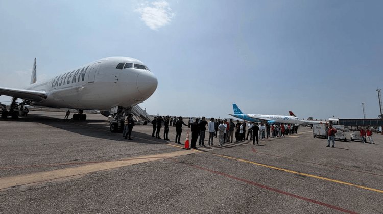 Llegan a Venezuela 387 migrantes en dos vuelos desde EUA