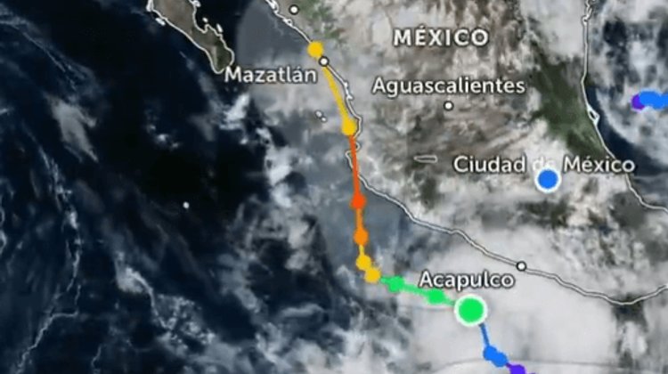 'Simón' podría llegar a categoría 3 antes de acercarse a México