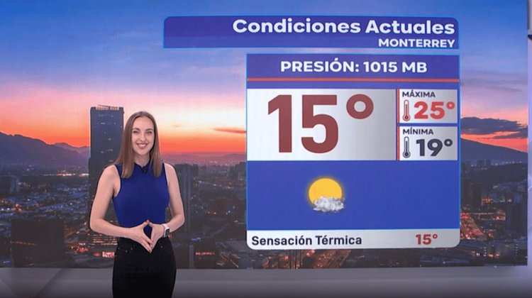 Nuevo sistema frontal refrescará la temperatura este jueves
