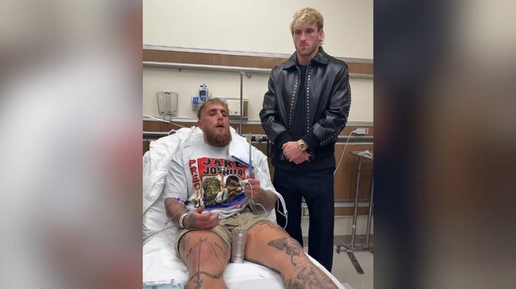 Jake Paul sufre doble fractura de mandíbula y reta al Canelo
