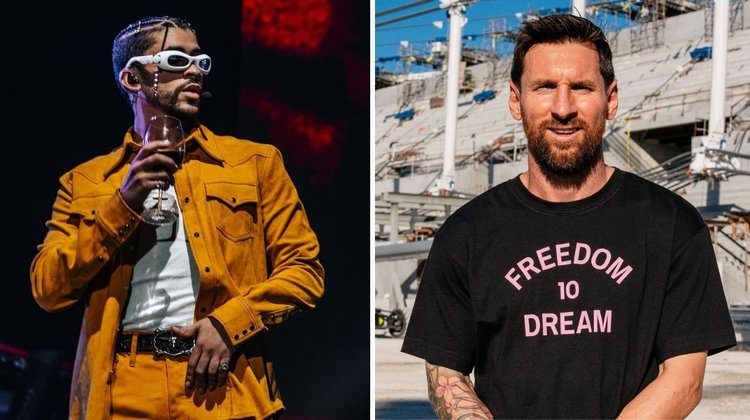'Es un fenómeno'. Resalta Messi su buena relación con Bad Bunny