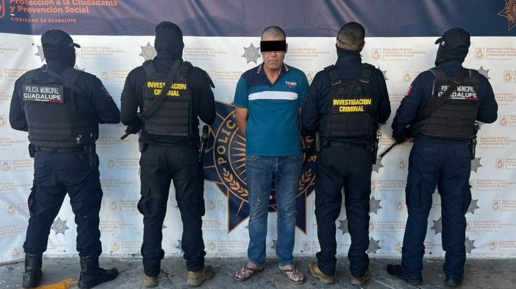 Cae en Guadalupe a presunto distribuidor de celulares robados