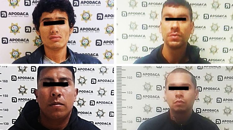 Detienen a cuatro hombres con orden de aprehensión en Apodaca