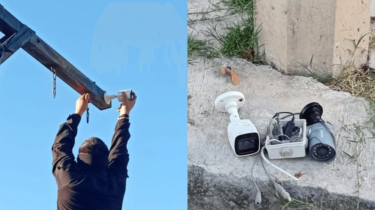 Guardia Estatal retira cámaras irregulares en Valle Hermoso