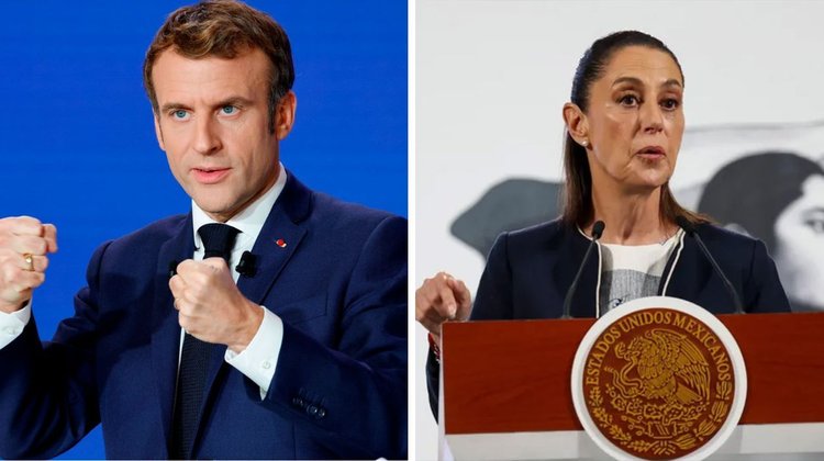 Sheinbaum confirma que presidente francés visitará México